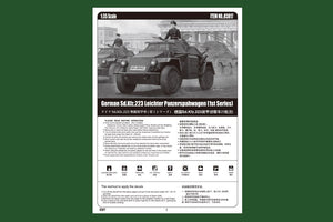 Hobby Boss 83817 German Sd.Kfz.223 Leichter Panzerspahwagen (1st Series) 1/35 – zdjęcie 3