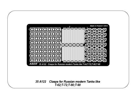 Aber 35A122 Attaches pour chars russes modernes comme le T-64;T-72;T-80;T-90 (1/35) – imagen 8