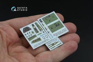 Quinta Studio QD72196 Bristol Beaufighter Mk.I 3D-Printed coloured Interior on decal paper (Hasegawa/MPM/Hobby2000) 1/72 – zdjęcie 3