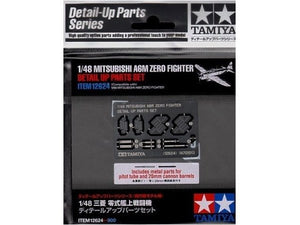 Tamiya 12624 Mitsubishi A6M Zero (Zeke) - Kit de pièces de détail pour chasseur, échelle 1/48