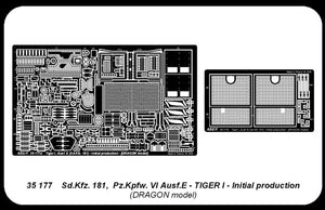 Aber 35177 Sd.Kfz.VI Ausf.E Tiger I, production initiale (1/35) – immagine 4