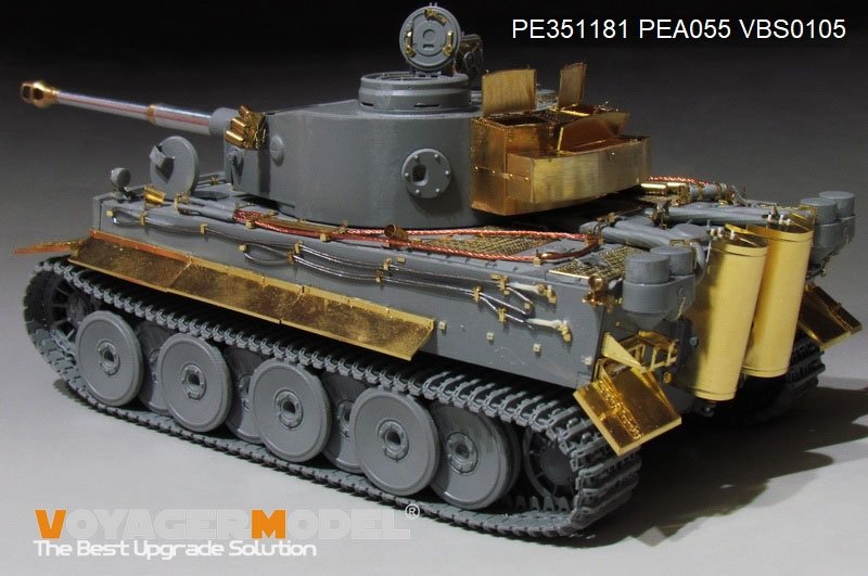 Maquette Voyager PE351181 Char Tiger I allemand de la Seconde Guerre mondiale, première production (pour Border BT-010) 1/35 – Bild 9