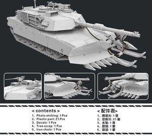 Flyhawk FH3301 M1A2 SEP avec système de lame de déminage (1/72) – image 2