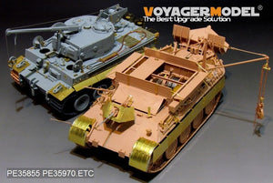 Modèle Voyager PE35970 Bergepanther Ausf.A allemand de la Seconde Guerre mondiale (type tardif, porte-outils Panther G) Base pour MENG SS-015 1/35 – image 21