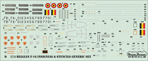 ModelMaker Decals D48186 F-16 belge 30e anniversaire de l&amp;#39;OCU 1/48  – Bild 3