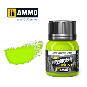 Ammo of Mig 0650 DRYBRUSH Vert Citron 40ml