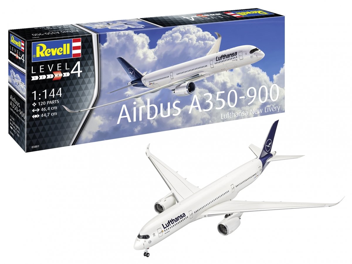 Revell 03881 Airbus A350-900 Lufthansa Nouvelle livrée 1/144