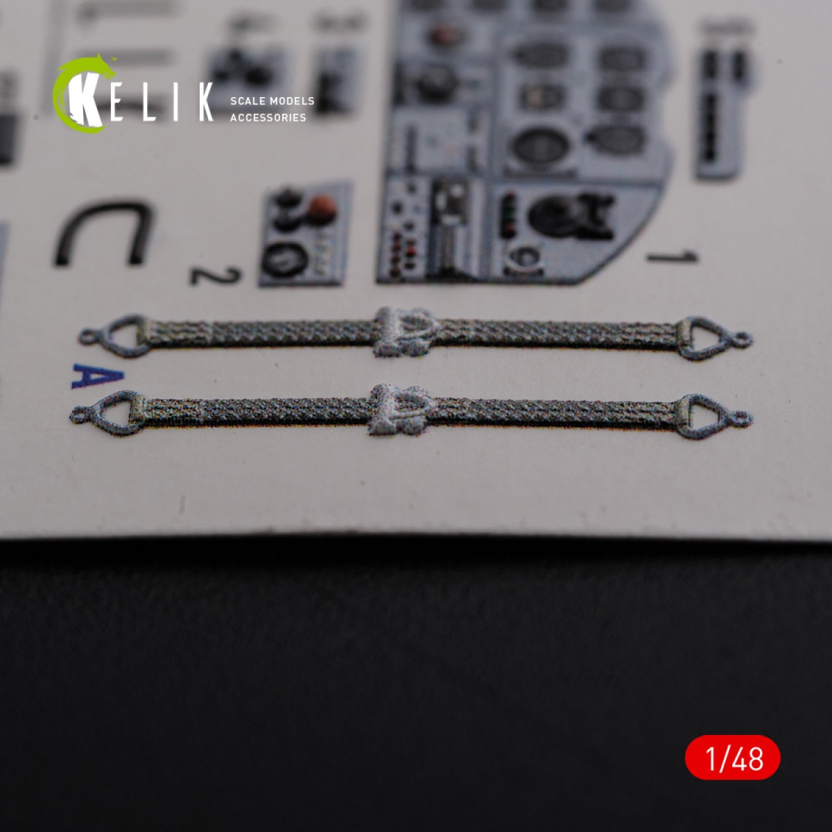 KELIK K48094 IL-2 Shturmovik stickers 3D intérieur pour kit Tamiya 1/48 – image 6
