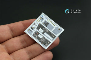 Intérieur imprimé en 3D et coloré sur papier décalcomanie Quinta Studio QDS-32119 F-15E (Tamiya) (petite version) 1/32 – Bild 12