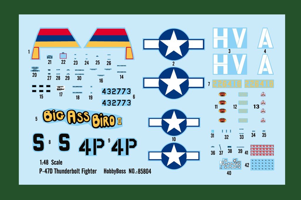 Hobby Boss 85804 P-47D Thunderbolt 1/48 – imagen 3