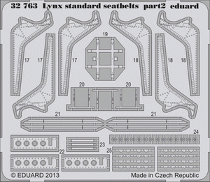 Ceintures de sécurité Eduard 32763 Lynx Mk.88 au 1/32 Revell – immagine 2