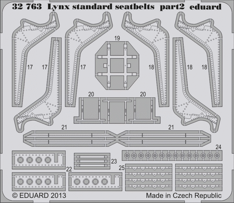Ceintures de sécurité Eduard 32763 Lynx Mk.88 au 1/32 Revell – immagine 2