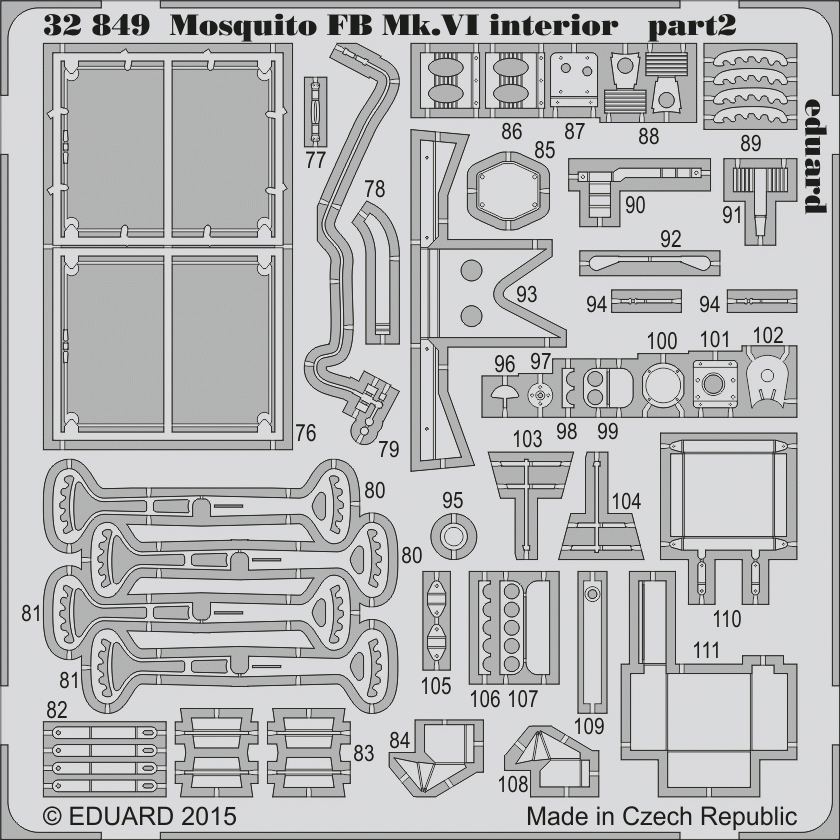 Intérieur du Mosquito FB Mk. VI d&amp;#39;Eduard 32849 – Bild 2