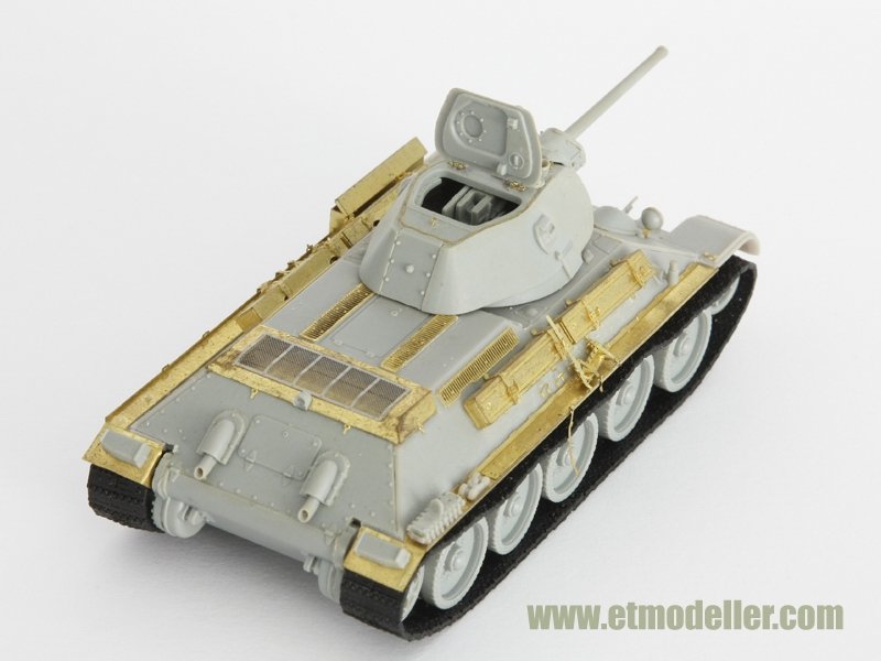 Maquette ET Model E72-005 T-34/76 soviétique Mod.1941 de la Seconde Guerre mondiale pour kit DRAGON au 1/72 – image 3