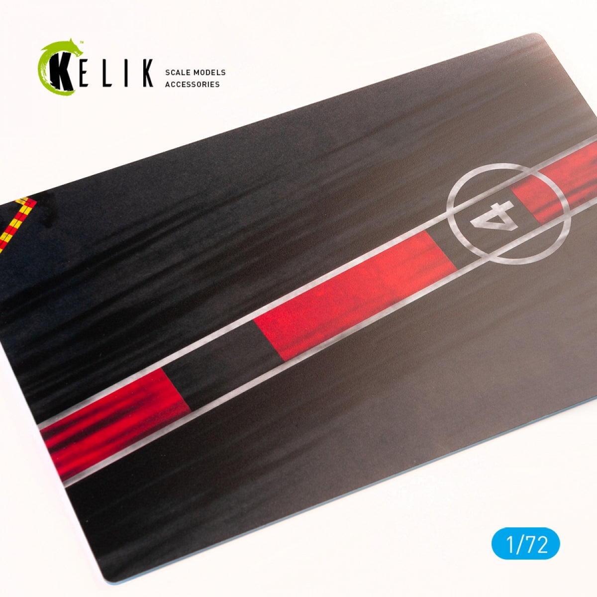 KELIK KS72014 PISTE DU HMS VICTORIUOS 1964 BASE - ACRYLIQUE 3 MM (280 X 180 MM) 1/72 