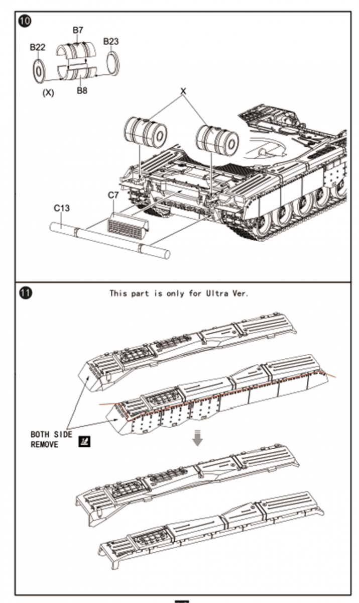 Modelcollect UA72193 Soviet T-80 Main Battle Tank 1970S-1990S N in1 1/72 – zdjęcie 13