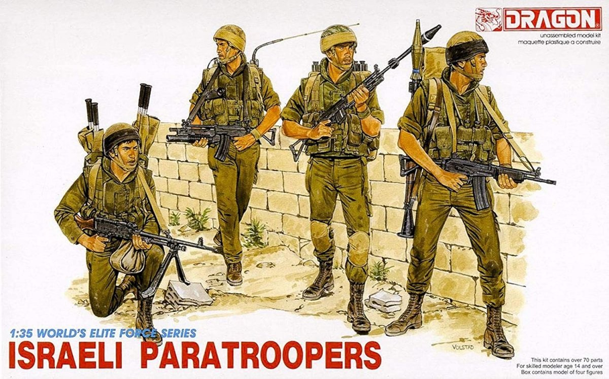 Dragon 3001 PARACHUTISTES ISRAÉLIENS 1/35