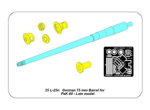 Aber 35L-025N 75mm barrel for German Pak40 anti-tank gun - late version 1/35 – image 9