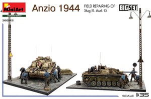 MiniArt 36072 Anzio 1944. Réparation sur le terrain d&amp;#39;un Stug III. Ausf. G. Grand coffret 1/35 – Bild 9