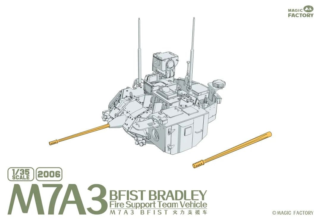 Magic Factory 2006 M7A3 BFIST Bradley Fire Support Team Vehicle 1/35 – zdjęcie 10
