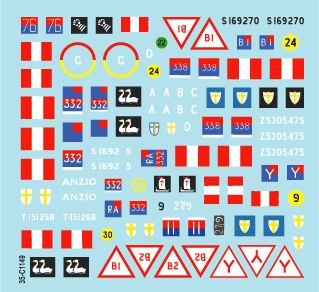 Star Decals 35-C1149 Royal Artillery in Italy 1943-45 1/35 – zdjęcie 3