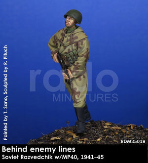 RADO Miniatures RDM35019 Razvedchik soviétique avec MP40, (1941-45) 1/35  – image 2