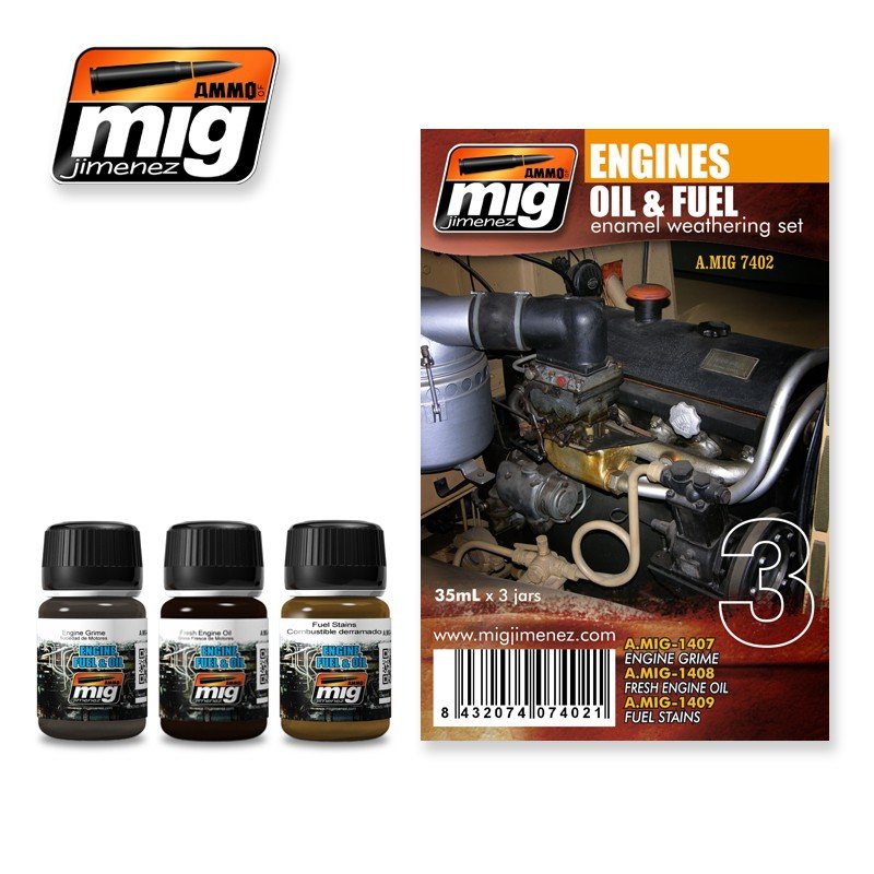 Ensemble de munitions pour moteurs Mig Jimenez 7402