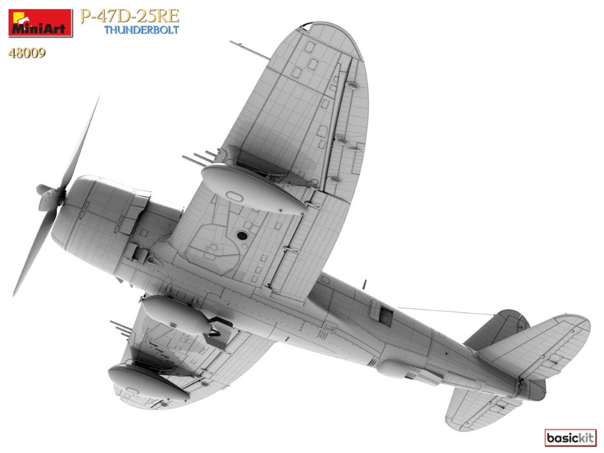 MiniArt 48009 P-47D-25RE THUNDERBOLT. KIT DE BASE 1/48  – immagine 9