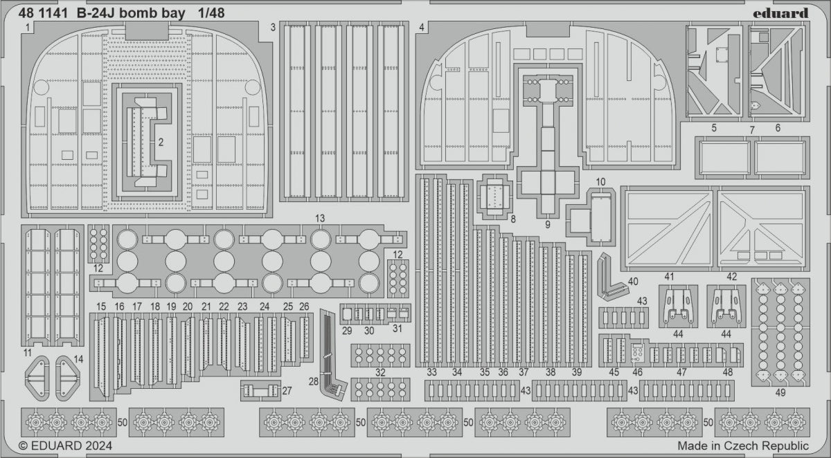 Eduard BIG49424 B-24J PARTIE II HOBBY BOSS 1/48 – image 3