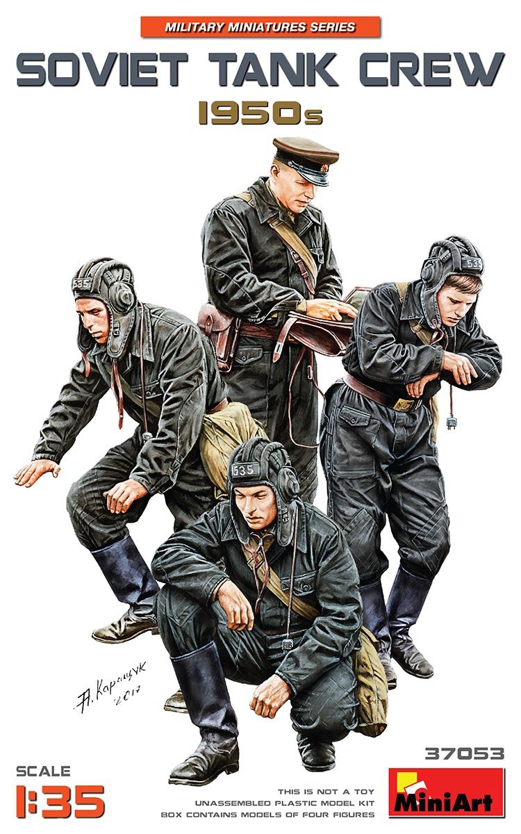 MiniArt 37053 Équipage de char soviétique des années 1950 1/35
