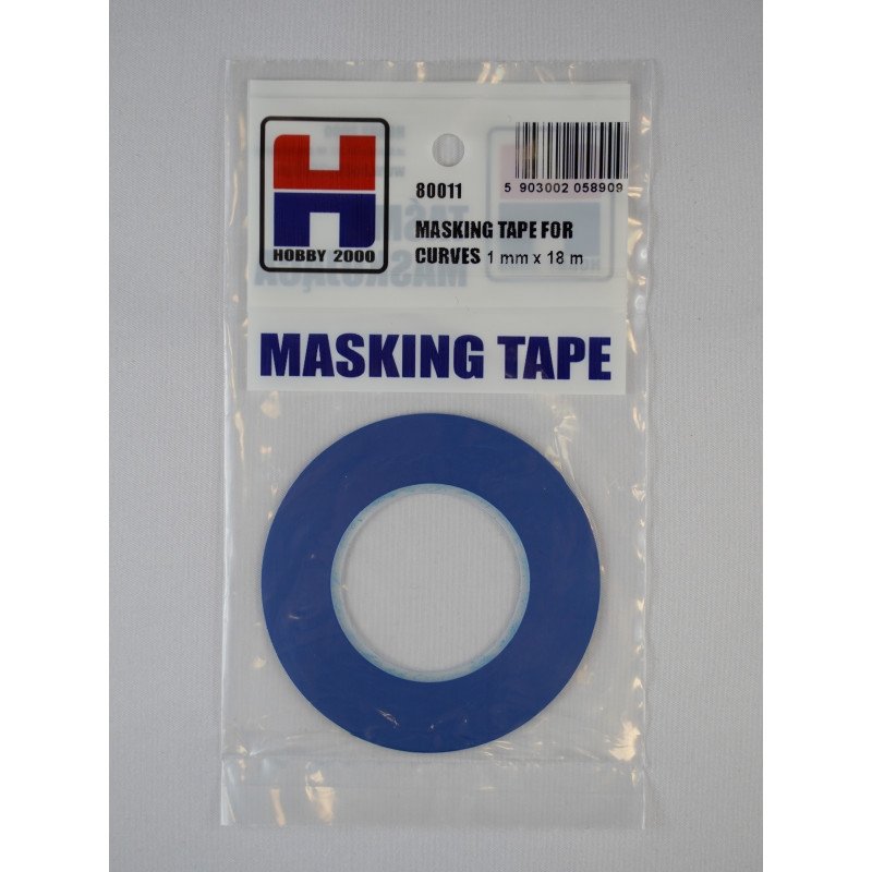 Ruban de masquage pour courbes Hobby 2000 80011, 1 mm x 18 m