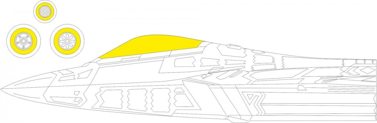 Eduard EX853 F-22A TFace J'ADORE LES MAQUETTES 1/48