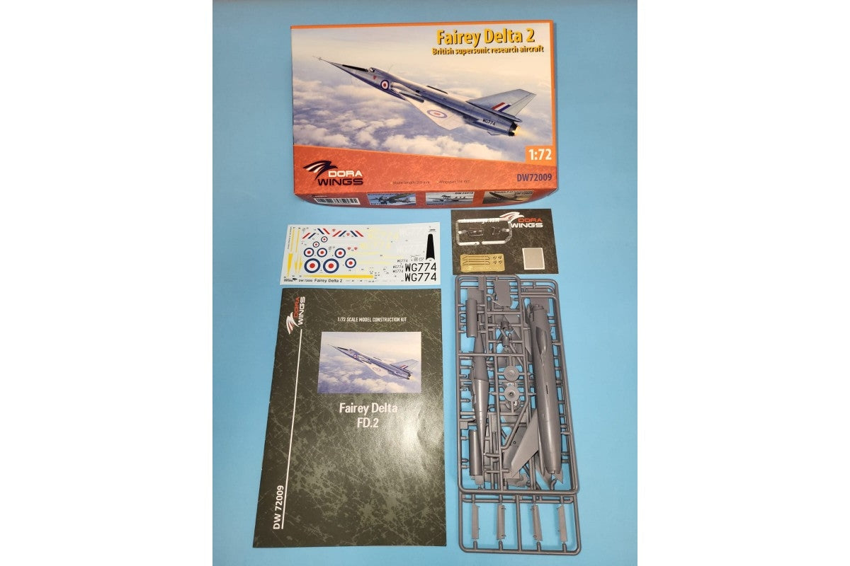 Dora Wings 72009 Fairey Delta 2, avion de recherche supersonique britannique, échelle 1/72  – immagine 3