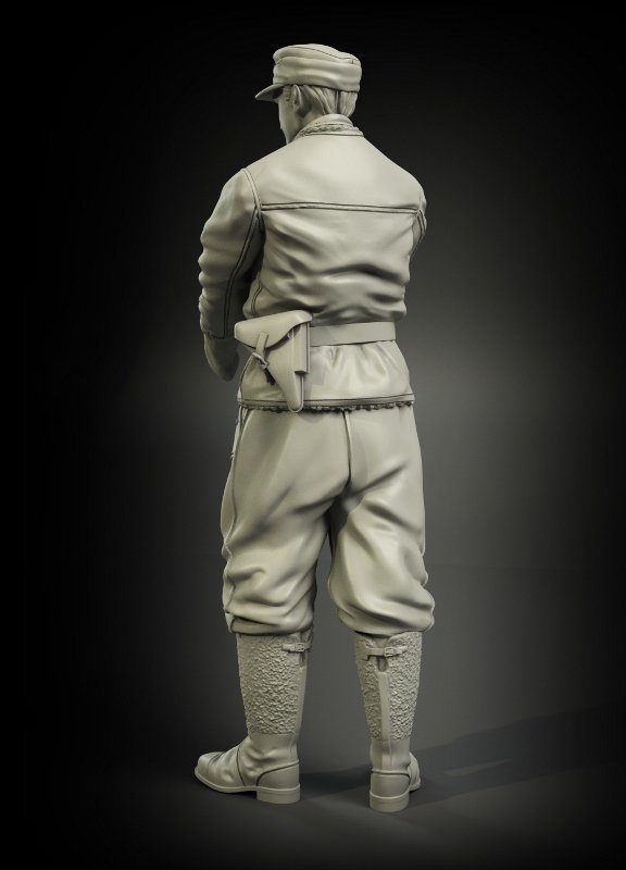 Panzer Art FI35-028 Chemise d&amp;#39;hiver d&amp;#39;officier de char Waffen-SS n° 2 1/35 – image 4