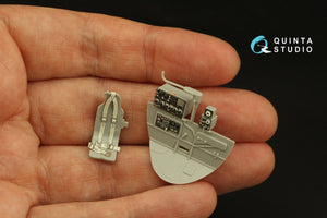 Intérieur imprimé en 3D et coloré sur papier décalcomanie Quinta Studio QD48377 TBM-3 Avenger (Hobby Boss) 1/48 – immagine 8