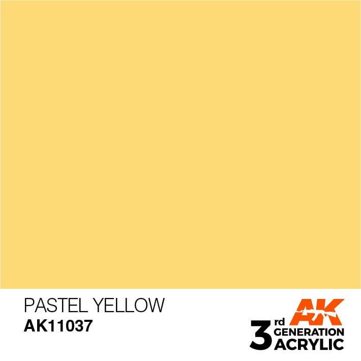 AK Interactive AK11037 Jaune pastel 17 ml