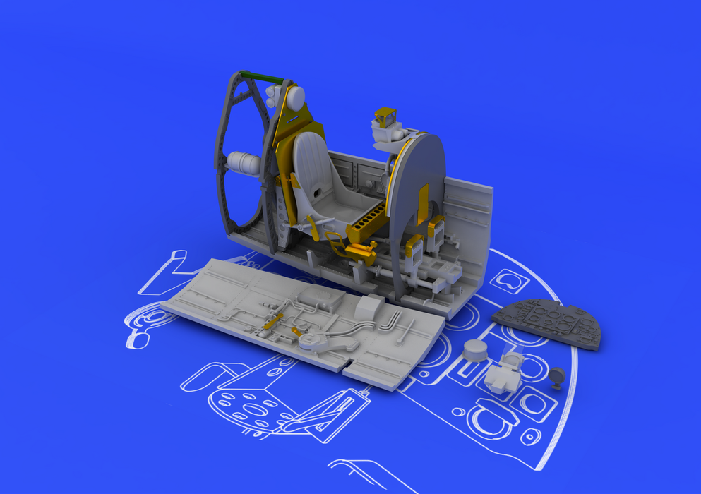 Cockpit du Spitfire Mk. IX Eduard 648100 au 1/48 (Eduard) – image 2