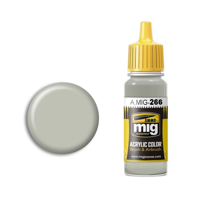 AMMO de Mig Jimenez 0266 - RLM 63 Hellgrau - peinture acrylique 17 ml