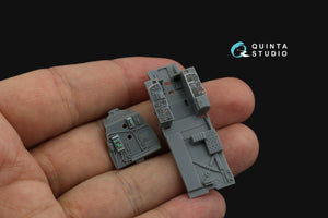 Intérieur imprimé en 3D et coloré sur papier décalcomanie Quinta Studio QD72079 F-15C Early/F-15A/F-15J early (GWH) 1/72 – imagen 10