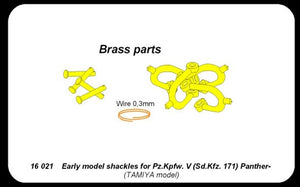 Aber 16021 Pz.Kpfw.V Panther Early model - Shackles 1/16 – Bild 4