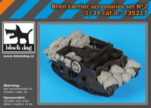 Ensemble d&amp;#39;accessoires Black Dog T35217 Bren Carrier 1/35