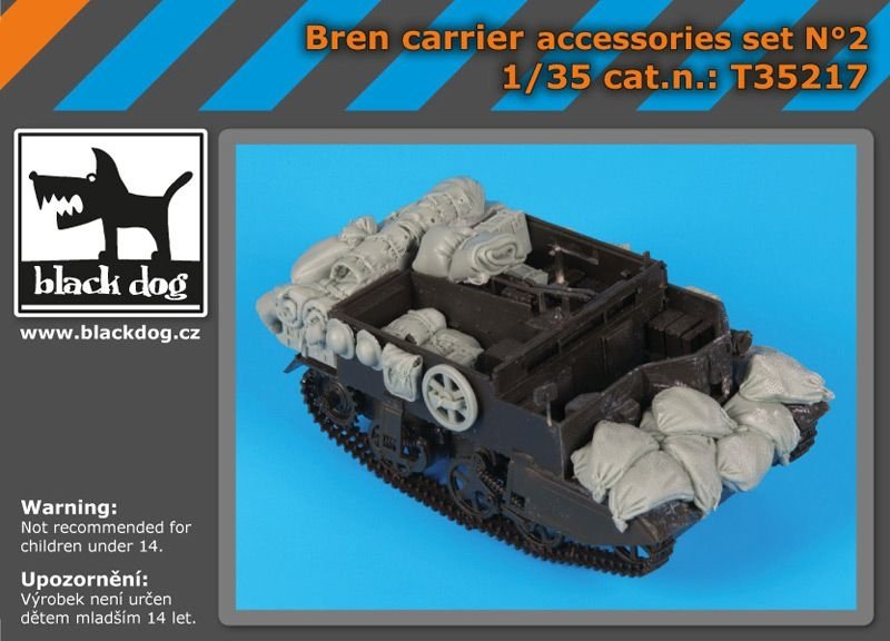Ensemble d&amp;#39;accessoires Black Dog T35217 Bren Carrier 1/35