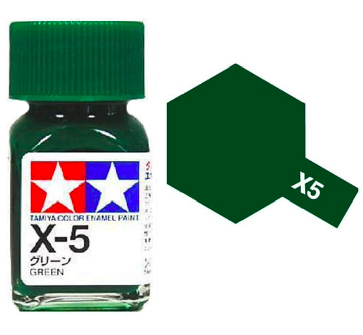 Peinture émail Tamiya X5 Vert (80005)