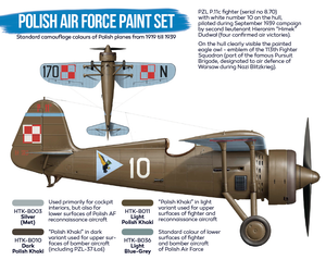 Hataka HTK-BS01 BLUE LINE – Coffret de peinture pour l&amp;#39;armée de l&amp;#39;air polonaise (4 x 17 ml) – image 3
