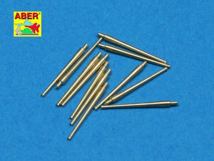 Aber 350L-41 Ensemble de 12 canons de 100 mm M1930 L45 pour navires français (1/350)