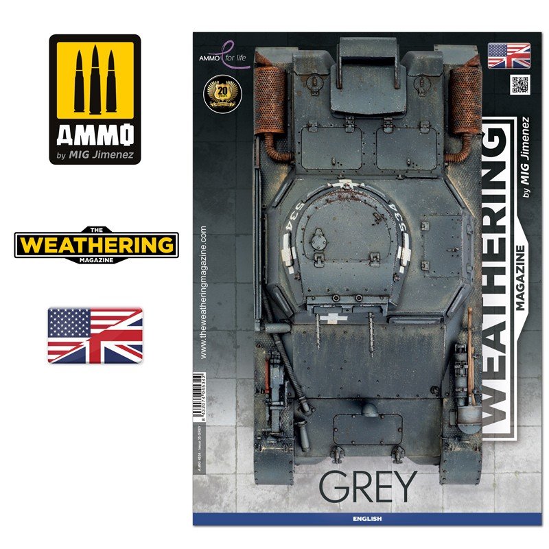 Ammo of Mig 4534 The Weathering Magazine Numéro 35 – Gris (Anglais)