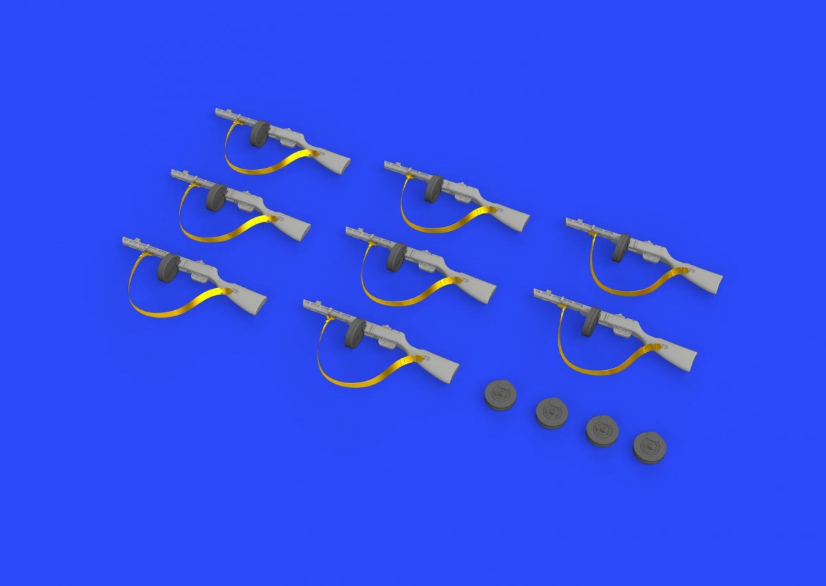Pistolet mitrailleur PPSh-41 Eduard 635011, échelle 1/35 – imagen 3