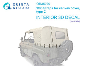 Sangles Quinta Studio QR35020 pour housse en toile, type C 1/35