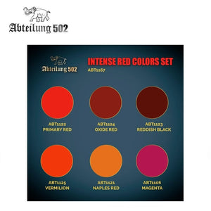 502 Abteilung ABT1167 – ENSEMBLE DE COULEURS ROUGES INTENSE (6pcs)  – image 2