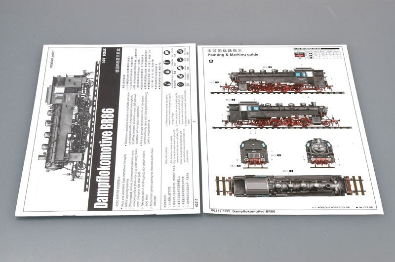 Trumpeter 00217 Moteur à vapeur BR86 (1/35) – image 2